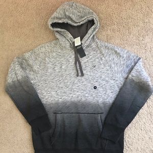 Hollister Hoodie Sweater size M gray ombré